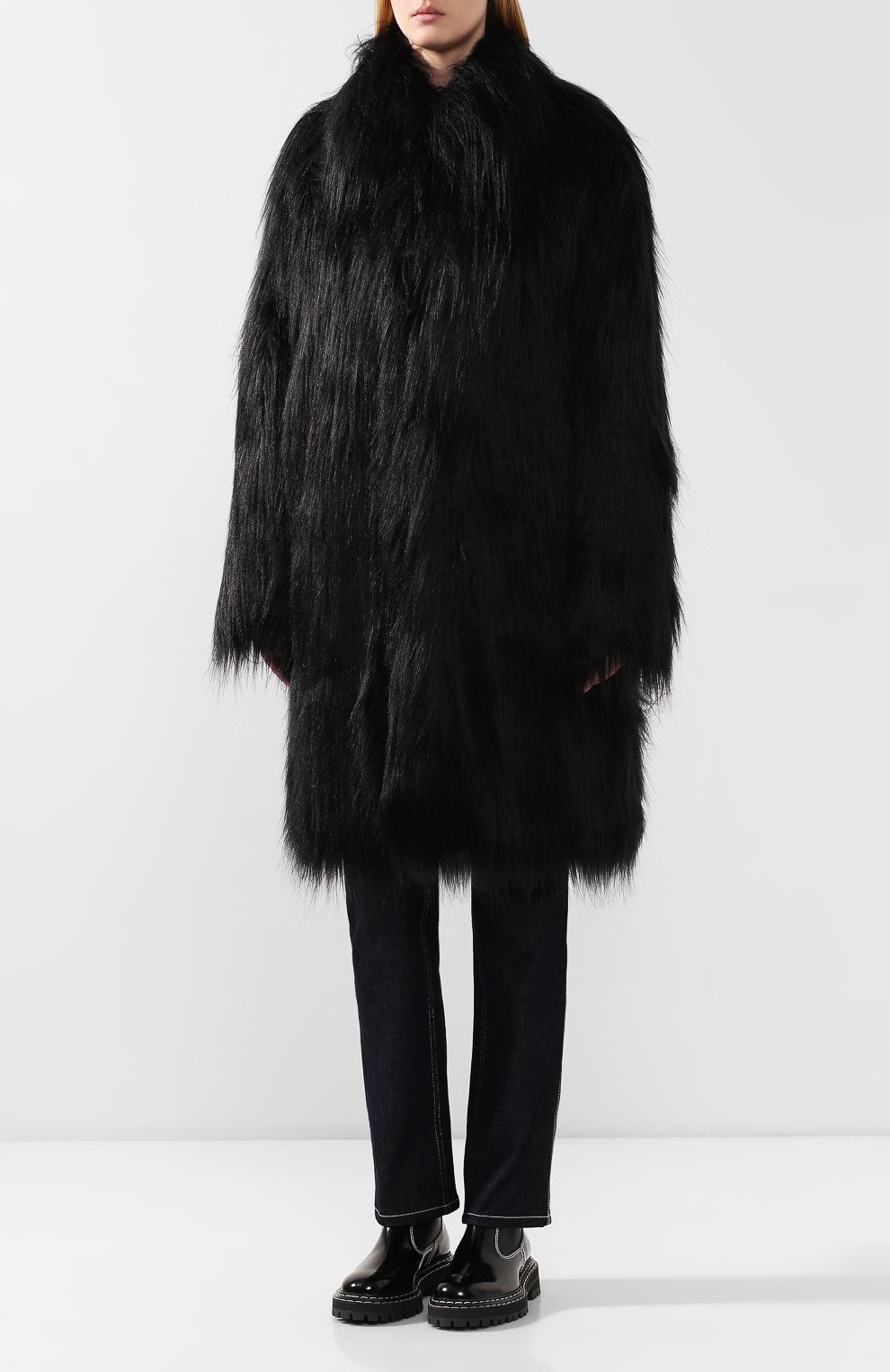 Шуба из экомеха MM6, арт. S32AM0304/S52108, фото 3