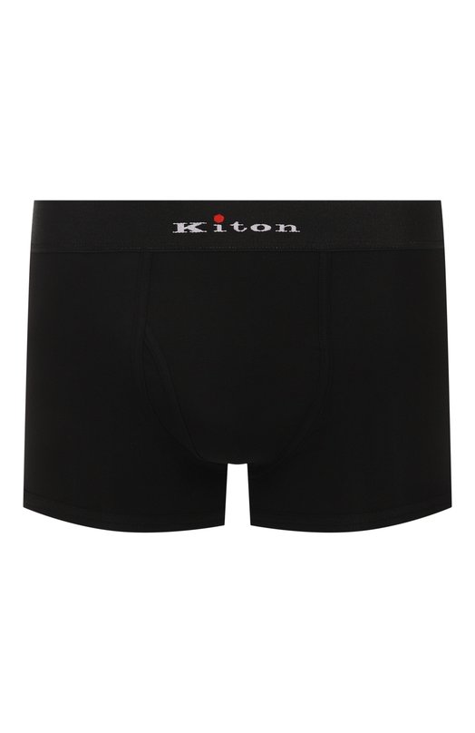 Хлопковые боксеры Kiton UNWBX15K0747D01 Чёрный UNWBX15K0747D01