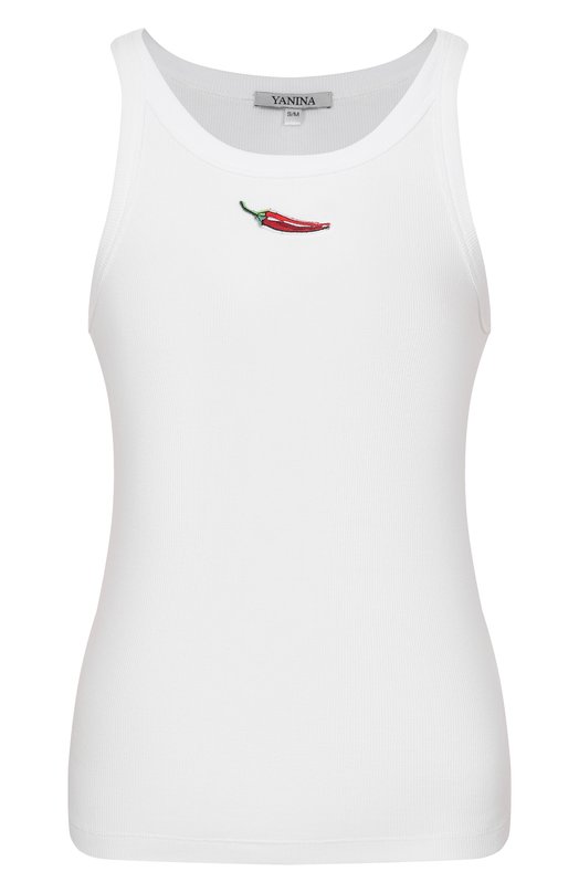 Хлопковая майка YANINA T-3178 Белый T-3178