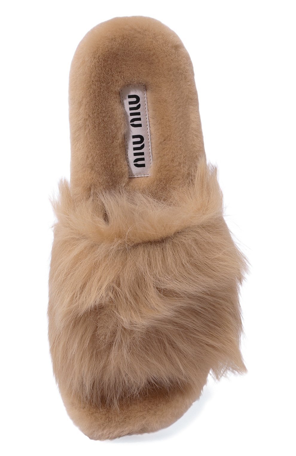 Меховые шлепанцы MIU MIU, арт. 5XX529-173-F0040-010, фото 6