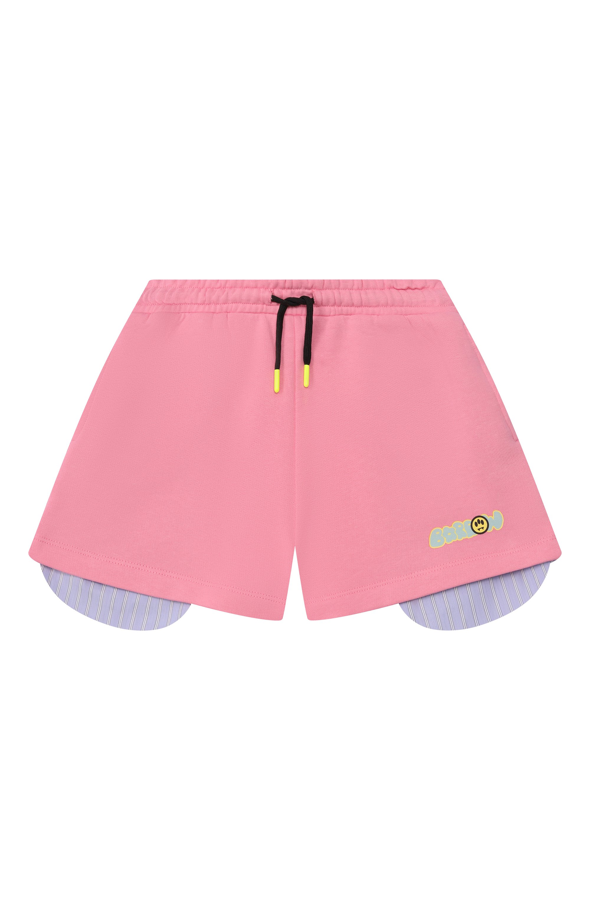 Хлопковые шорты BARROW розового цвета по цене 7450 руб., арт. S6BKJGSH130, фото 1 Хлопковые шорты BARROW, арт. S6BKJGSH130, фото 1