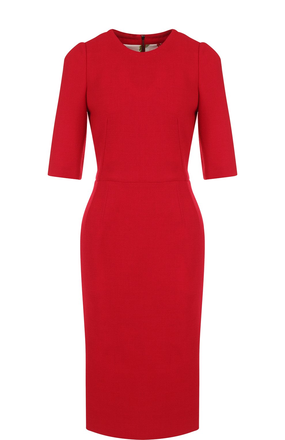Однотонное приталенное платье из шерсти DOLCE & GABBANA, арт. F66B6T/FU2TZ, фото 1