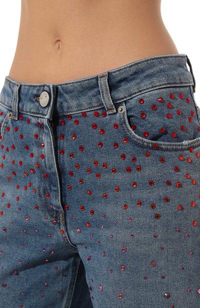 Джинсы с отделкой стразами VIVETTA, арт. V2S/2031/6016, фото 5