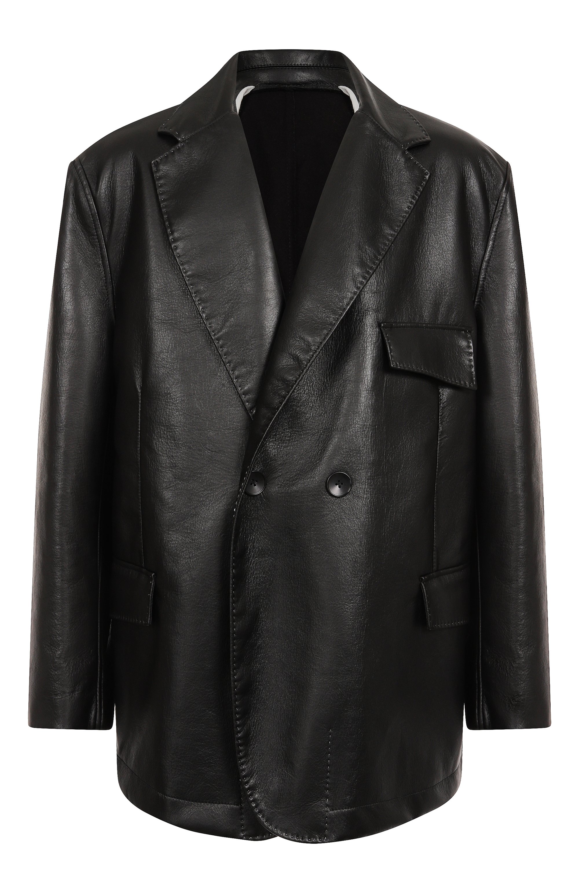 Кожаный пиджак WHO_AM, арт. MJ1-P243-LEATHER, фото 1