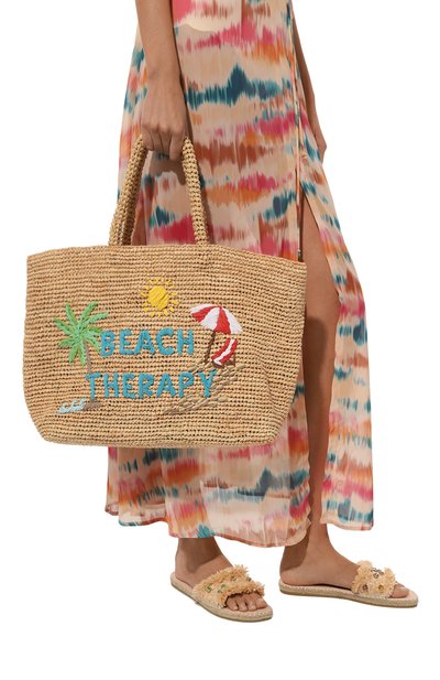 Сумка beach therapy MC2 SAINT BARTH бежевого цвета по цене 24950 руб., арт. RAFFIA BEACH/STBA/00381F, фото 2 Сумка beach therapy MC2 SAINT BARTH, арт. RAFFIA BEACH/STBA/00381F, фото 2