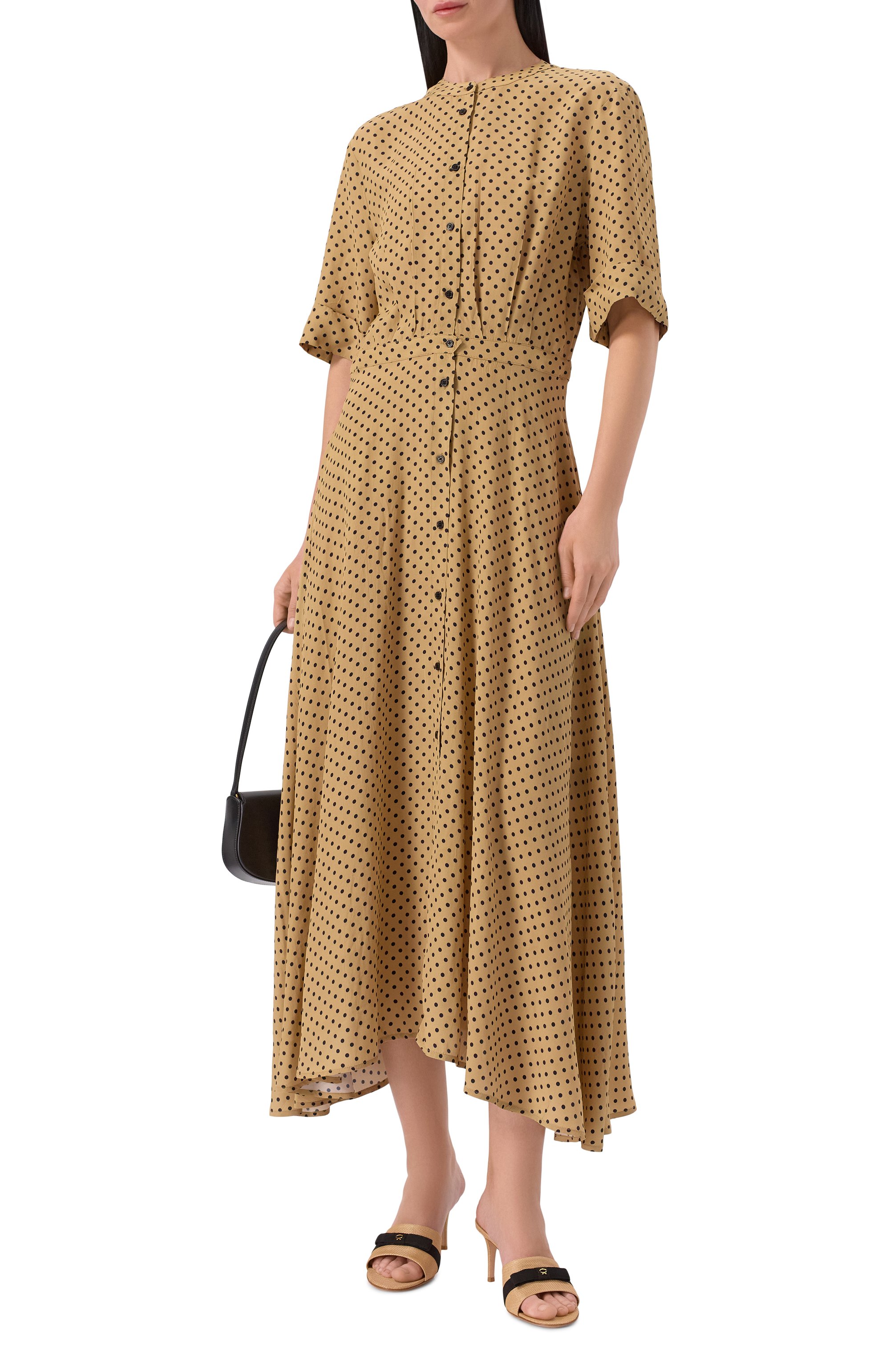 Текстильные мюли minou 70 GIANVITO ROSSI, арт. G10137.70RIC.HAILIN0, фото 3