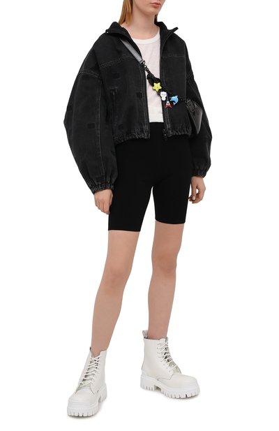 Джинсовая куртка ALEXANDER WANG темно-серого цвета по цене 79950 руб., арт. 4DC2212912, фото 2 Джинсовая куртка ALEXANDER WANG, арт. 4DC2212912, фото 2