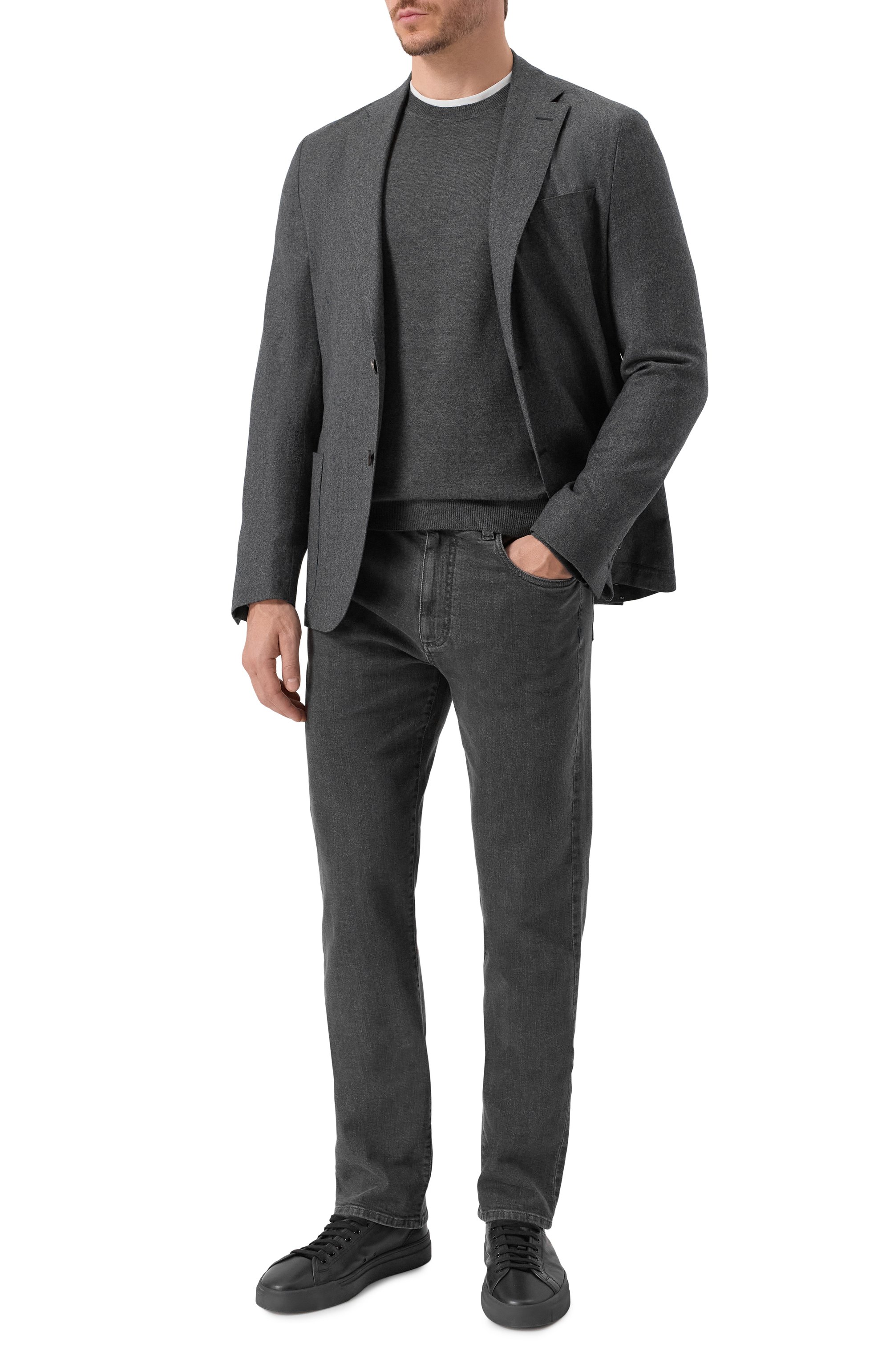 Шерстяной пиджак CORNELIANI, арт. 26X007-2618400_1, фото 2