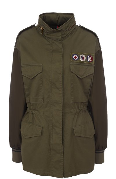 Женская парка свободного кроя с воротником-стойкой MONCLER, арт. C1-093-46092-85-5499M