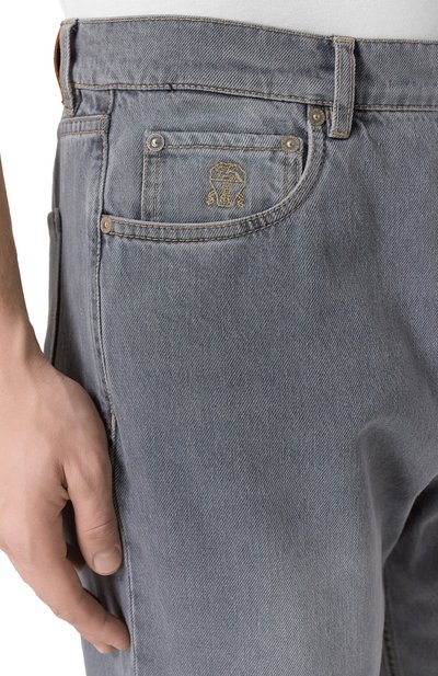 Джинсы iconic fit BRUNELLO CUCINELLI, арт. M240P01090, фото 5