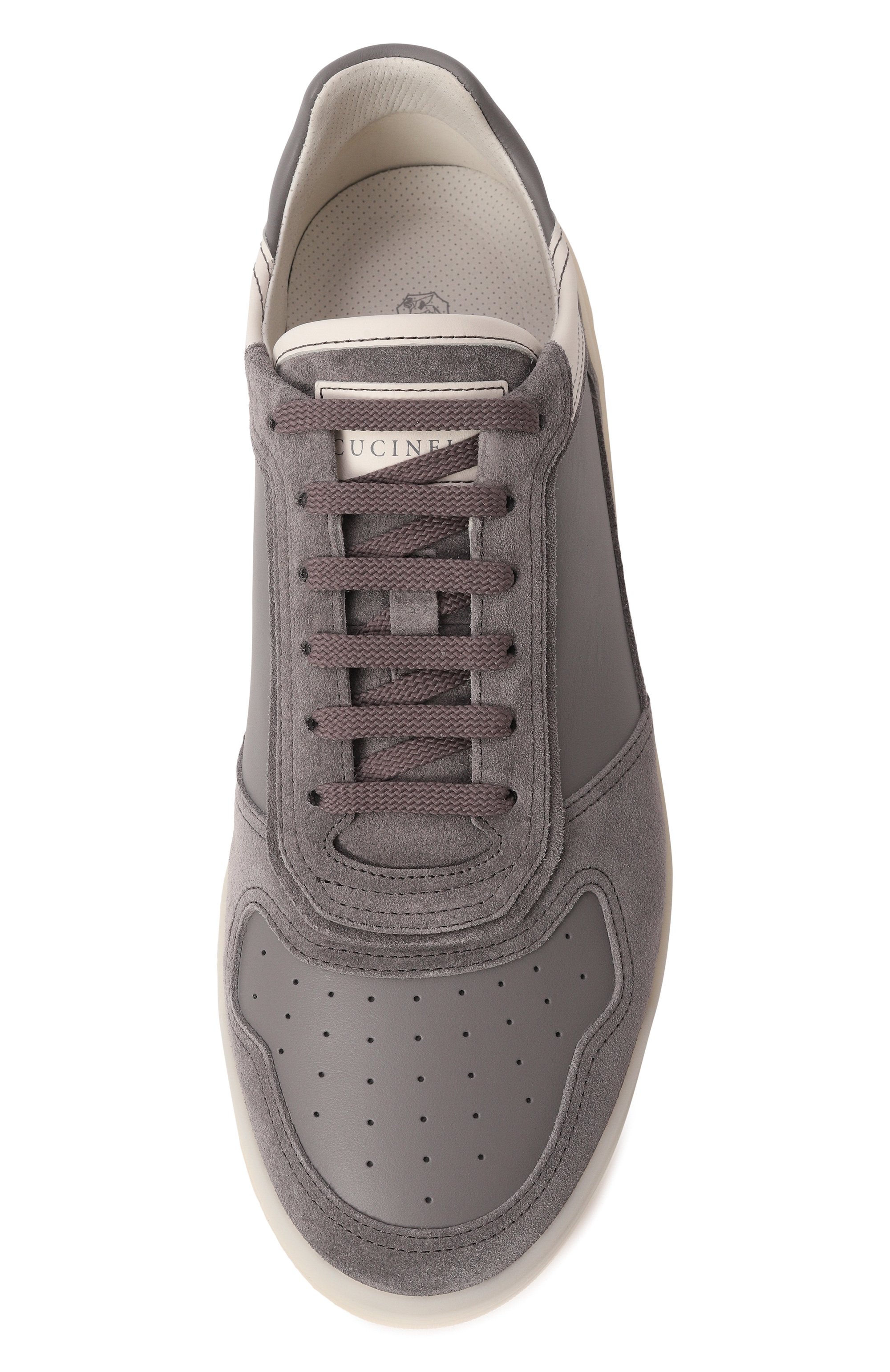 Кожаные кеды basket BRUNELLO CUCINELLI, арт. MZUGSGZ324, фото 6