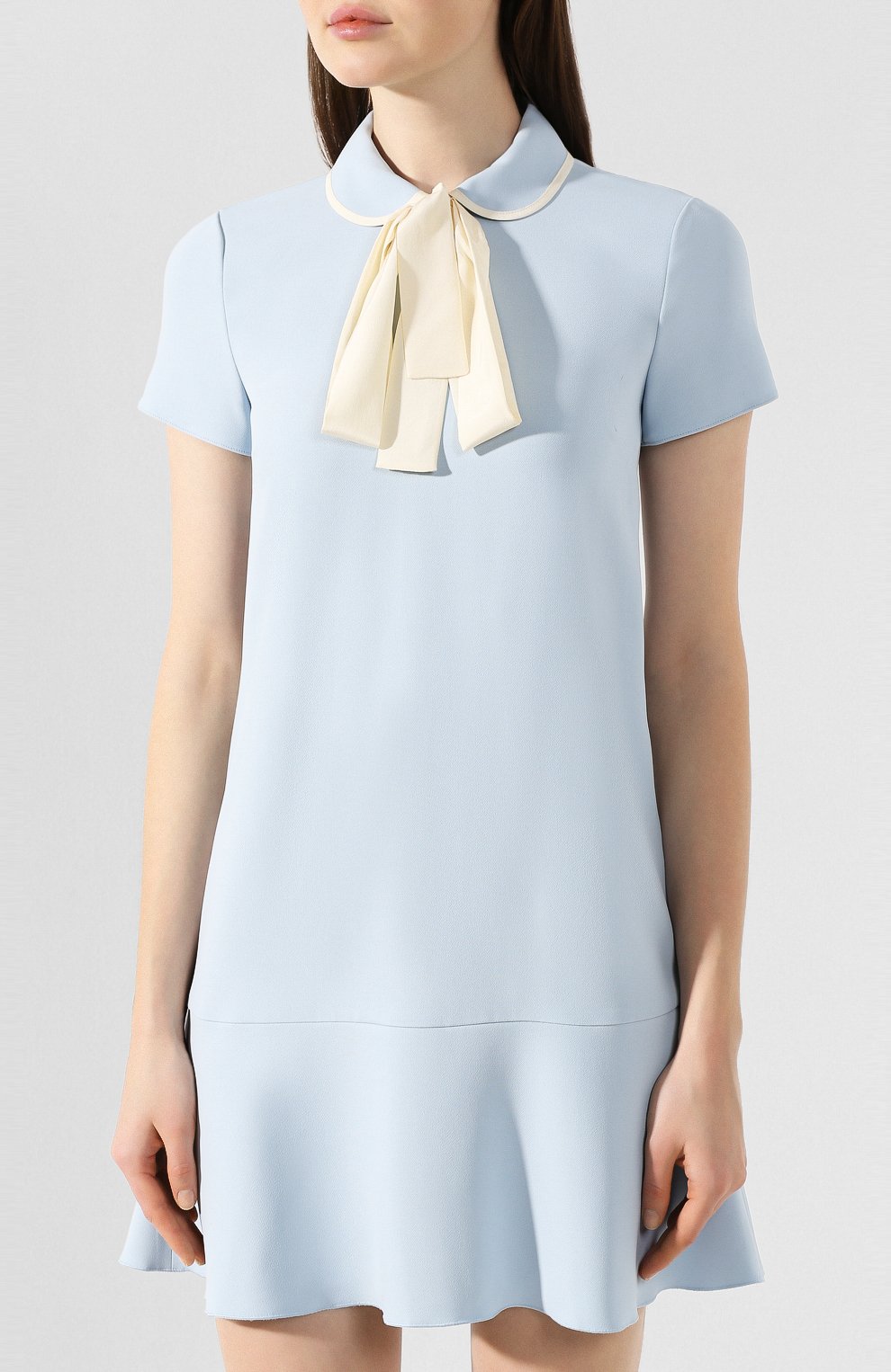 Платье REDVALENTINO голубого цвета по цене 47150 руб., арт. TR3VAL90/3TG, фото 3 Платье REDVALENTINO, арт. TR3VAL90/3TG, фото 3