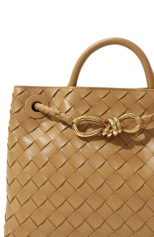 Сумка Andiamo small Bottega Veneta 766014/VCPP1 Бежевый  766014/VCPP1 Фото 3