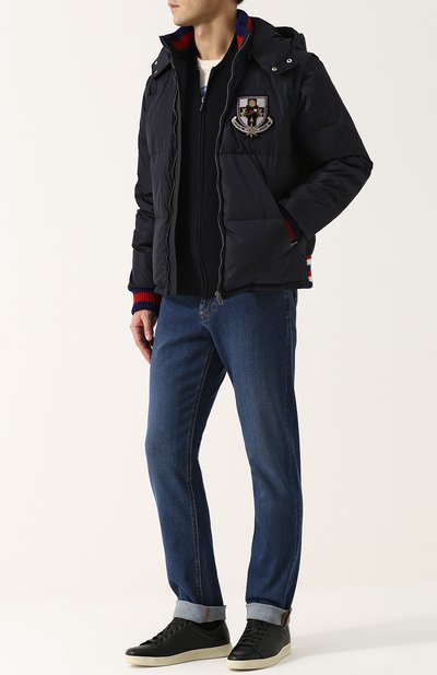 Стеганый пуховик на молнии с капюшоном GUCCI, арт. 468304/Z731B, фото 2