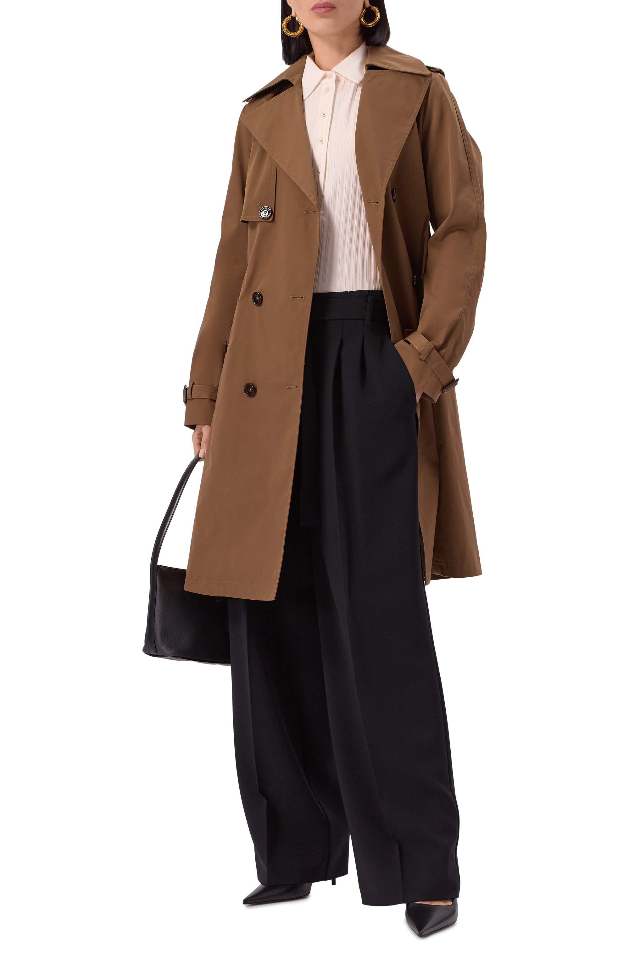 Брюки BOSS черного цвета по цене 34350 руб., арт. 50479405, фото 2 Брюки BOSS, арт. 50479405, фото 2