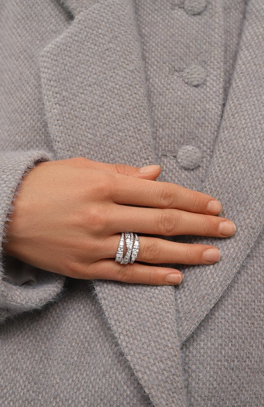 Кольцо Twist Wrap Swarovski 5580952 Серебряный  5580952 Фото 2