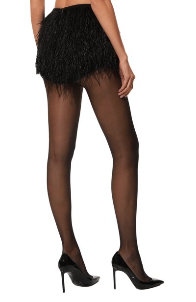 Шорты с отделкой перьями KALMANOVICH, арт. FW22K10, фото 4