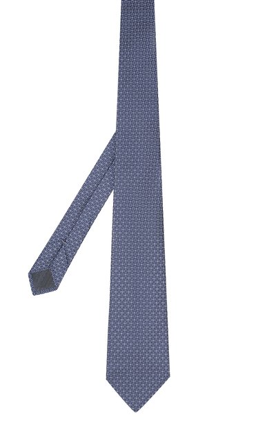 Шелковый галстук ZEGNA темно-синего цвета по цене 20700 руб., арт. Z6D04/1UM, фото 2 Шелковый галстук ZEGNA, арт. Z6D04/1UM, фото 2