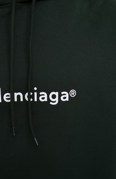 Хлопковое худи BALENCIAGA, арт. 570811/TIV55, фото 5