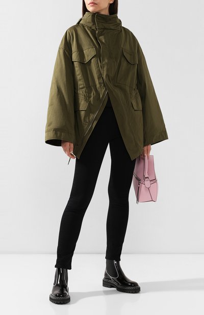 Хлопковая куртка BALENCIAGA хаки цвета по цене 217500 руб., арт. 583880/TBP01, фото 2 Хлопковая куртка BALENCIAGA, арт. 583880/TBP01, фото 2