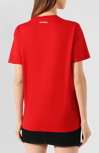 Хлопковая футболка DSQUARED2, арт. S75GD0074/S22427, фото 4