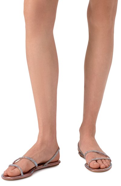 Текстильные сандалии irina RENE CAOVILLA, арт. C11741-010/R001, фото 3