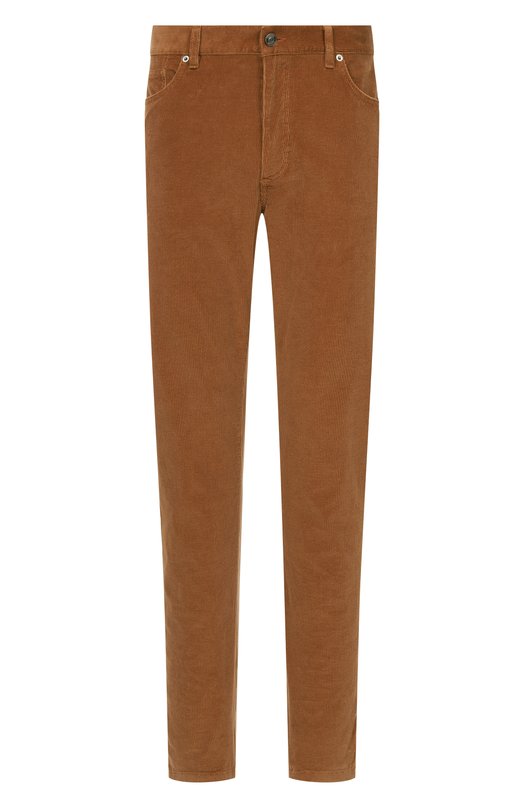 Вельветовые брюки Zegna CITY.501/UCP21A6 Коричневый CITY.501/UCP21A6