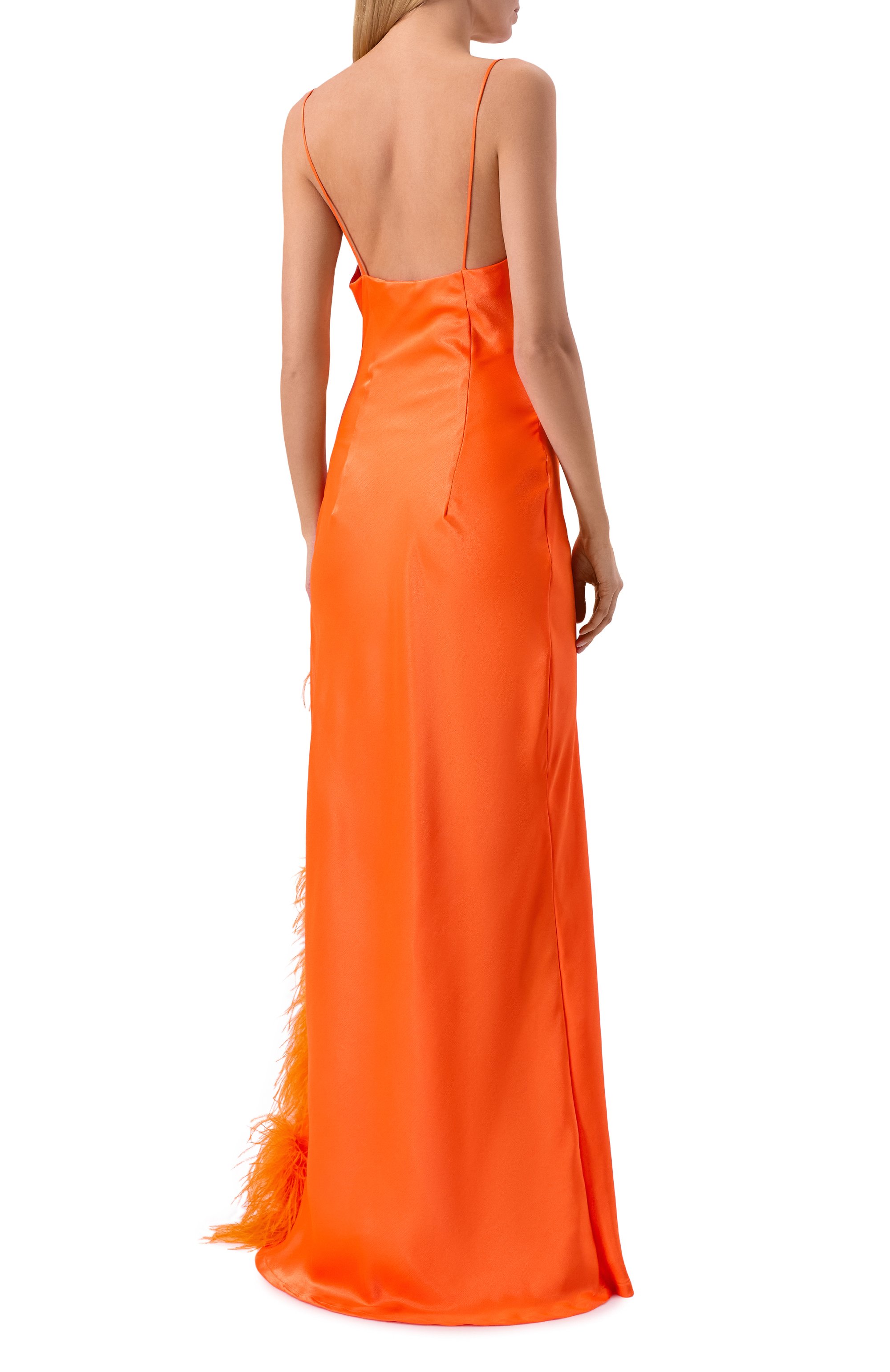 Платье с отделкой перьями SASHA KIM,  арт. SK-00001314, фото 3