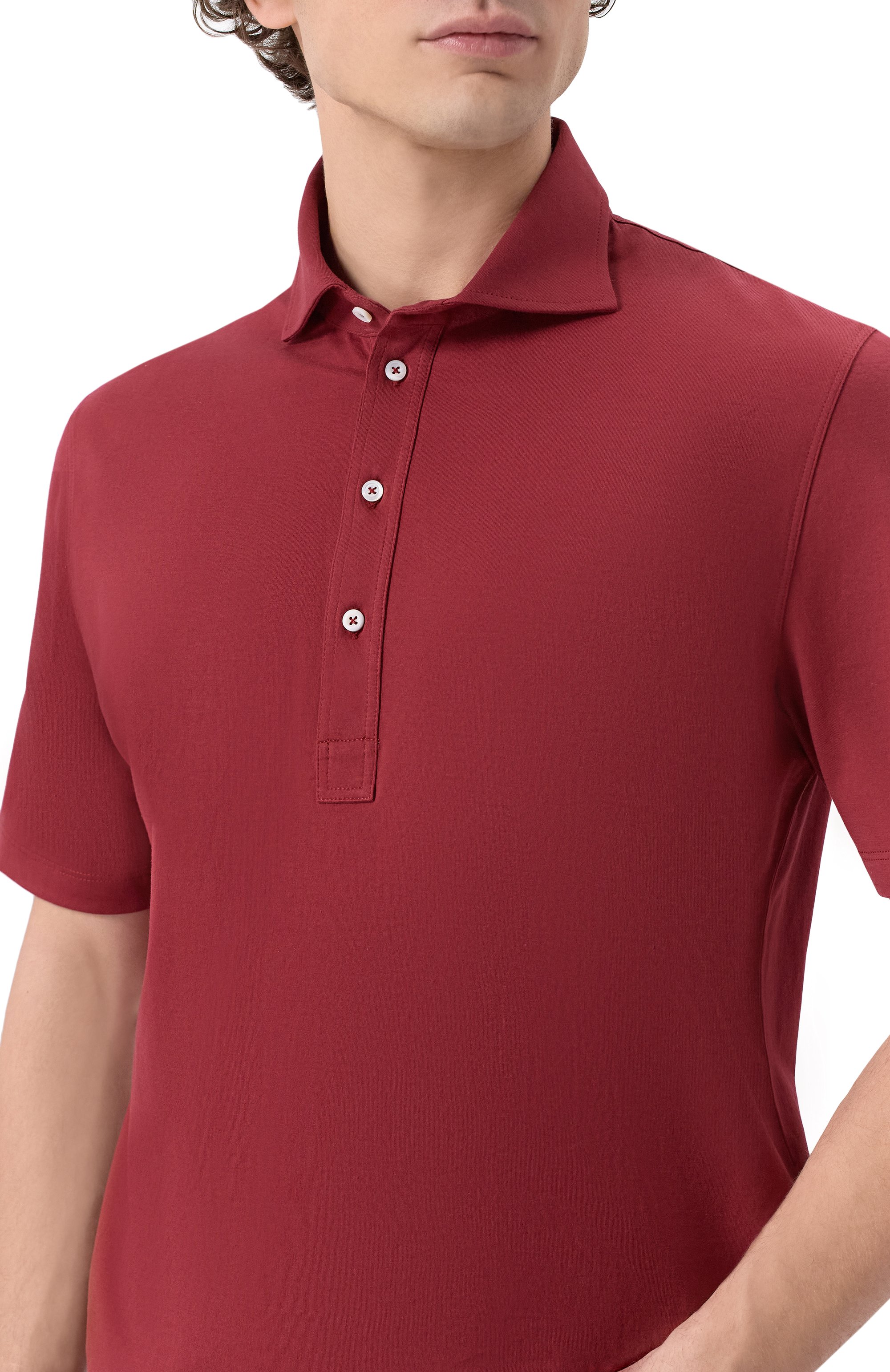 Хлопковое поло BRUNELLO CUCINELLI, арт. M0B133915, фото 5