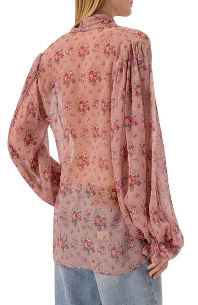 Шелковая блузка DOLCE & GABBANA, арт. F7BL0T/IS10F, фото 4