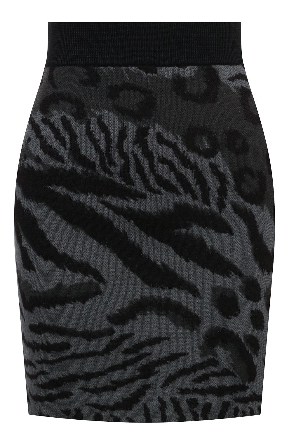 Юбка из шерсти и хлопка KENZO серого цвета по цене 29950 руб., арт. FB62JU6273CF, фото 1 Юбка из шерсти и хлопка KENZO, арт. FB62JU6273CF, фото 1