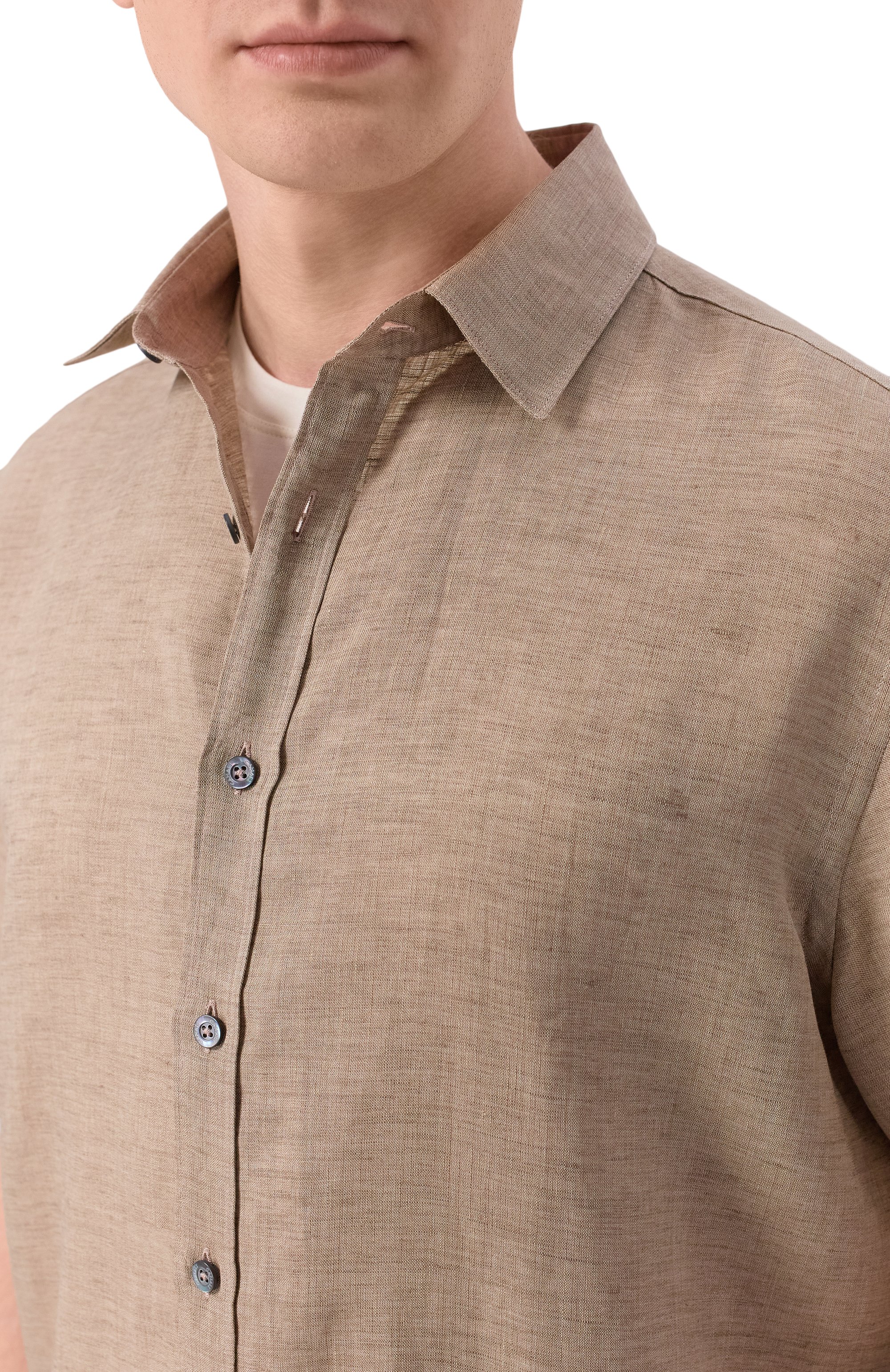 Льняная рубашка CANALI, арт. CSM7077/GL03099, фото 5