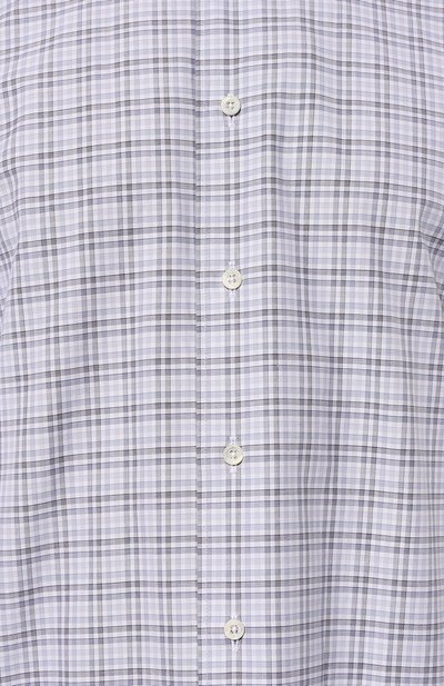 Хлопковая рубашка CORNELIANI синего цвета по цене 38200 руб., арт. 94P100-9411320, фото 5 Хлопковая рубашка CORNELIANI, арт. 94P100-9411320, фото 5