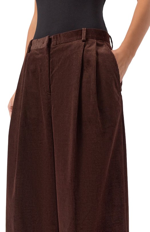 Вельветовые брюки 12 STOREEZ 133996 Коричневый  133996 Фото 5
