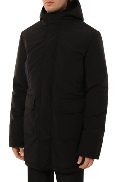 Пуховая парка с подкладкой из ондатры AMELI, арт. 240010, фото 3