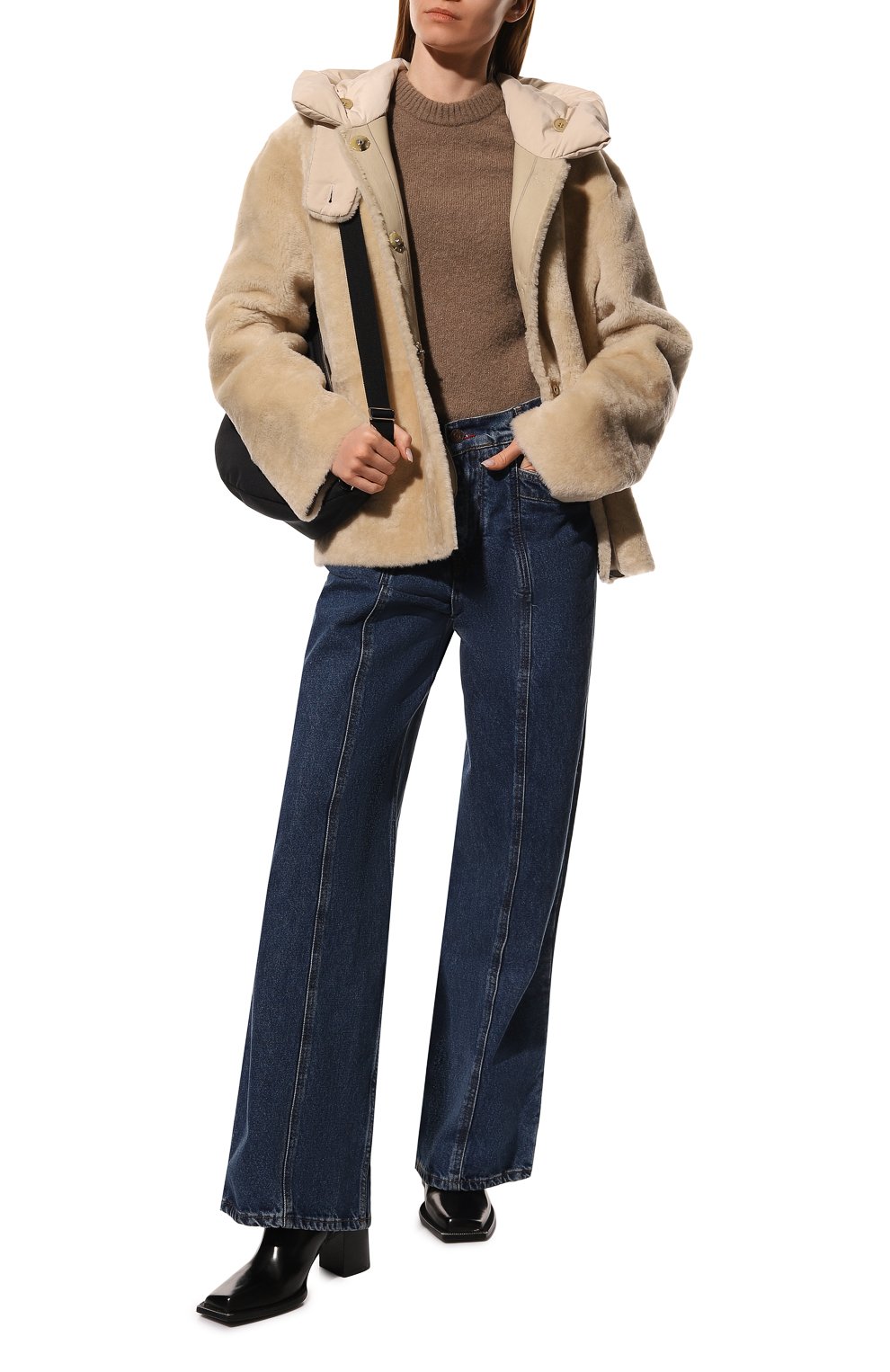 Двусторонняя дубленка из овчины ALINE, арт. AL22FW010906, фото 2