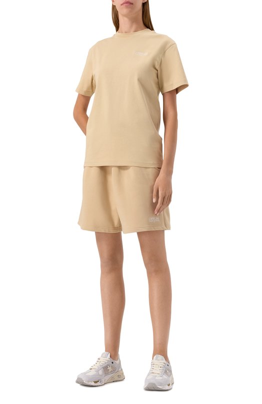 Хлопковая футболка Comme des Fuckdown CFABW01213 Бежевый  CFABW01213 Фото 2
