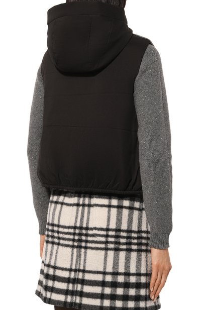 Комбинированный жилет GRAN SASSO серого цвета по цене 69350 руб., арт. 78253/69353, фото 4 Комбинированный жилет GRAN SASSO, арт. 78253/69353, фото 4