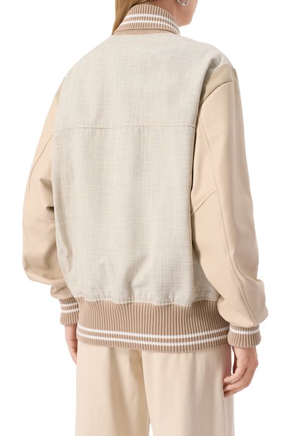 Кожаный бомбер HALFBOY, арт. HS251WL008, фото 4