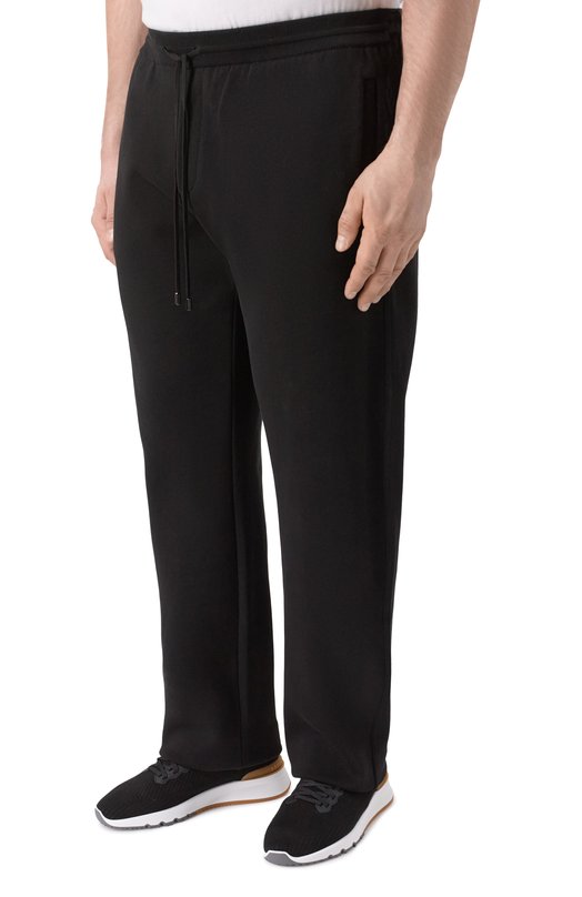 Хлопковые брюки Stefano Ricci K616447P3D/F26114 Чёрный  K616447P3D/F26114 Фото 3