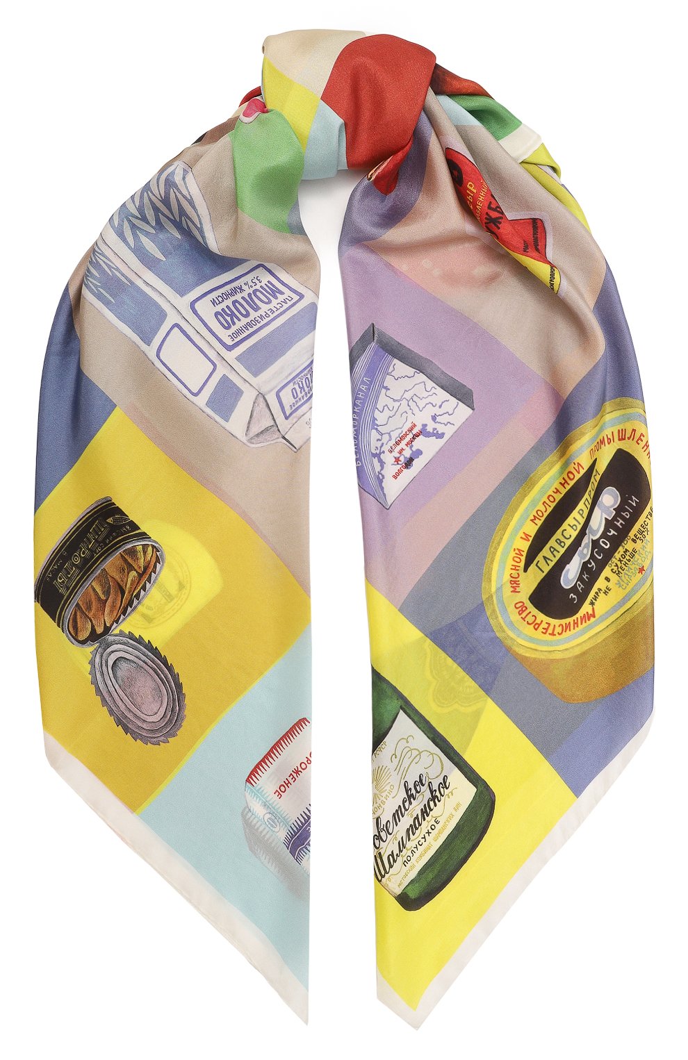 Шелковый платок про-питание GOURJI, арт. T21PPT7R, фото 1