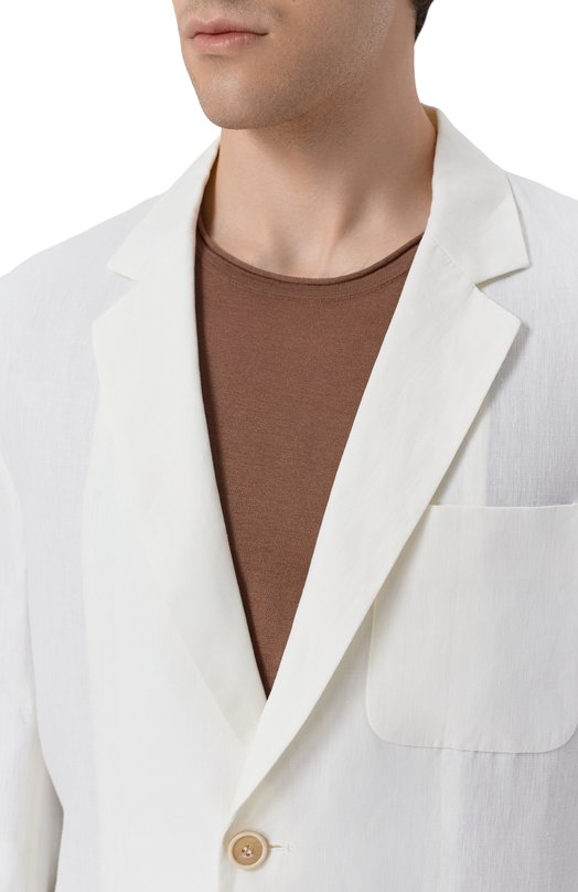 Льняной пиджак MVST M26.2PM.J036/F157 Белый  M26.2PM.J036/F157 Фото 5