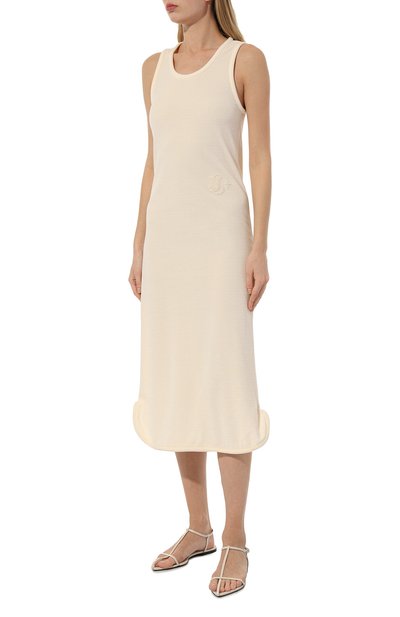 Хлопковое платье JIL SANDER, арт. J40CT0171/J20024, фото 3