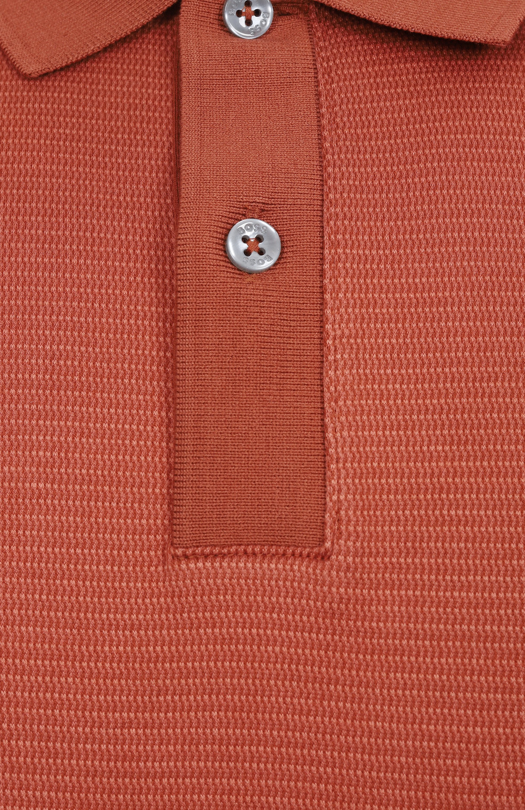 Хлопковое поло BOSS, арт. 50532246, фото 6