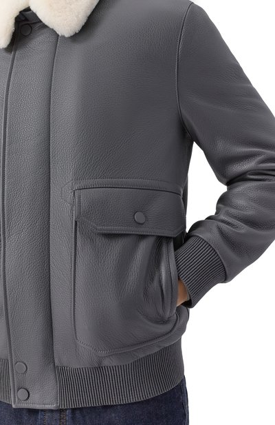Бомбер с воротником из овчины BRIONI, арт. PLBM0L/P7708, фото 5