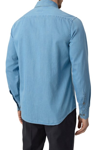 Хлопковая рубашка GIORGIO ARMANI, арт. GM001509/AF15417, фото 4