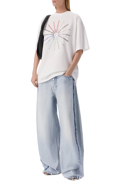 Женская хлопковая футболка ALEXANDER WANG, арт. UCC3261927