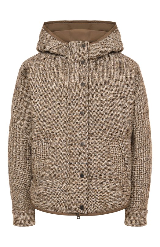 Двусторонний пуховик Brunello Cucinelli MG5307729 Бежевый MG5307729