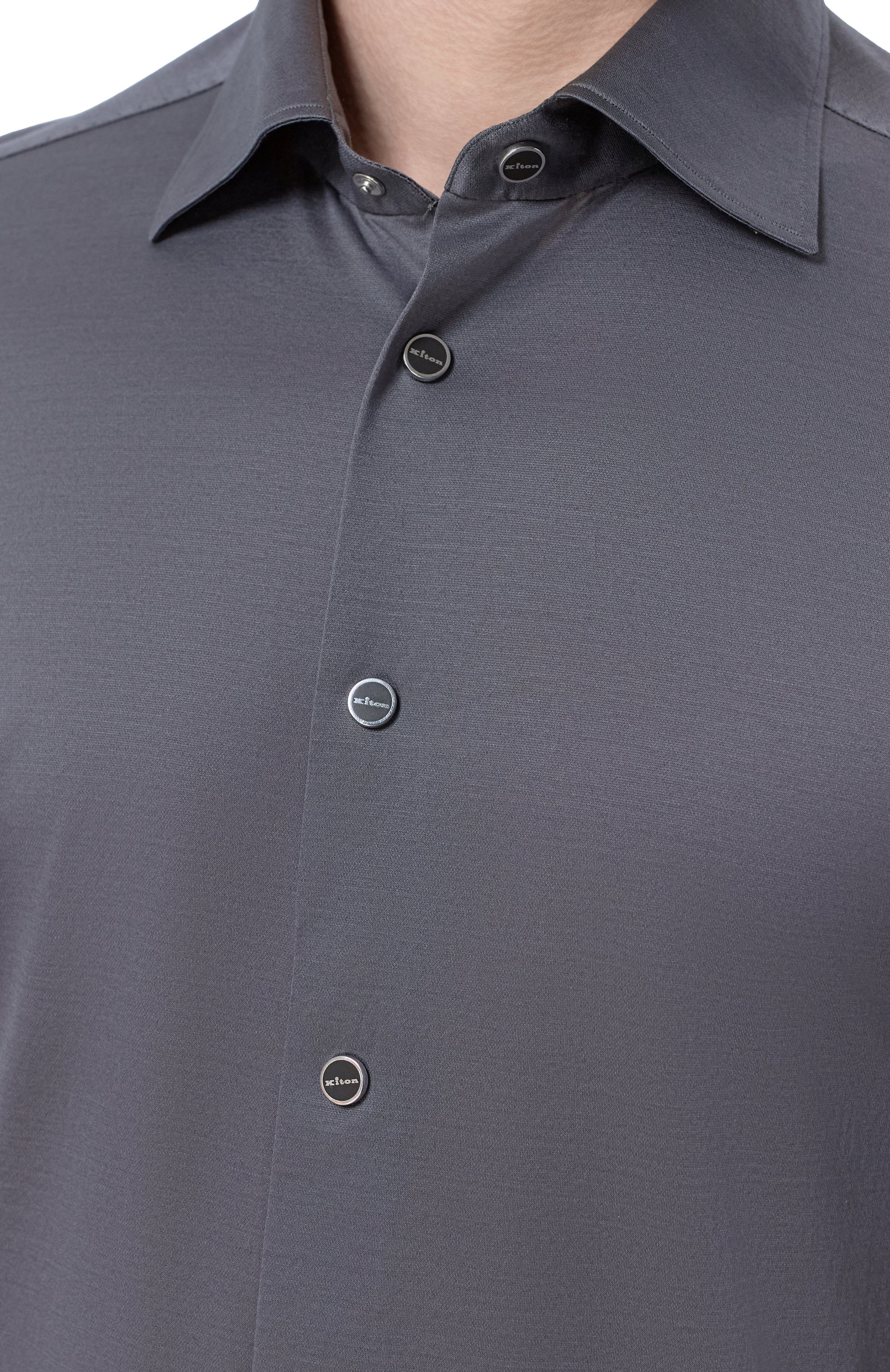 Хлопковая рубашка KITON, арт. UMCNERHH09665, фото 5