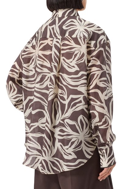 Шелковая рубашка BRUNELLO CUCINELLI, арт. MP941RL716, фото 4